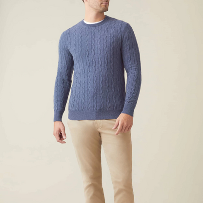 Cozy Cable Knit Sweater Relaxed Fit