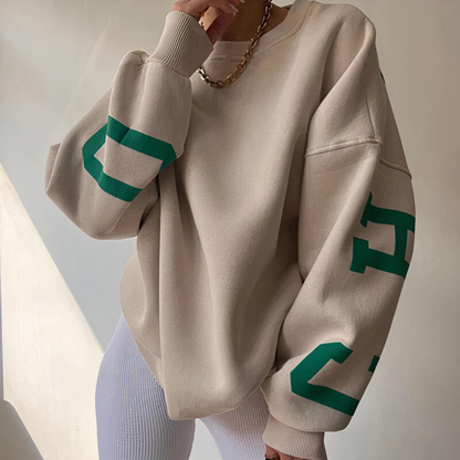 Cozy Crew Neck Oversized Knit Sweater