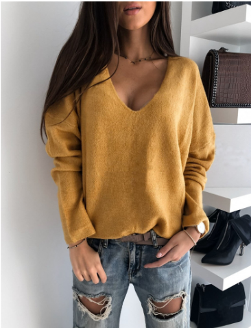 Soft Crew Neck Long Sleeve Winter Sweater