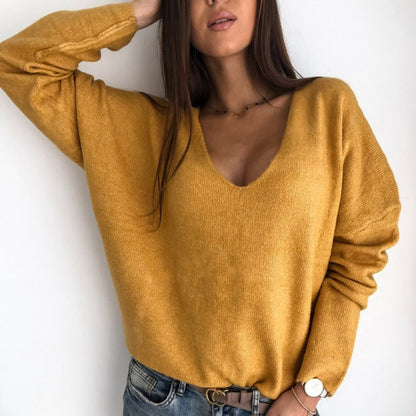 Soft Crew Neck Long Sleeve Winter Sweater