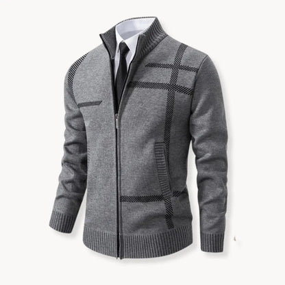 Cozy Fleece Sweater with Full Zip and Soft Fabric