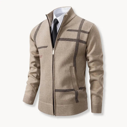 Cozy Fleece Sweater with Full Zip and Soft Fabric