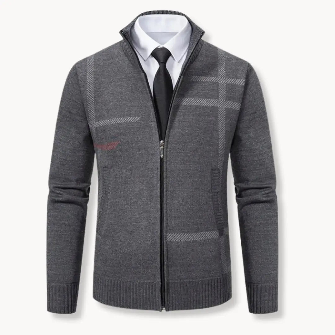 Cozy Fleece Sweater with Full Zip and Soft Fabric