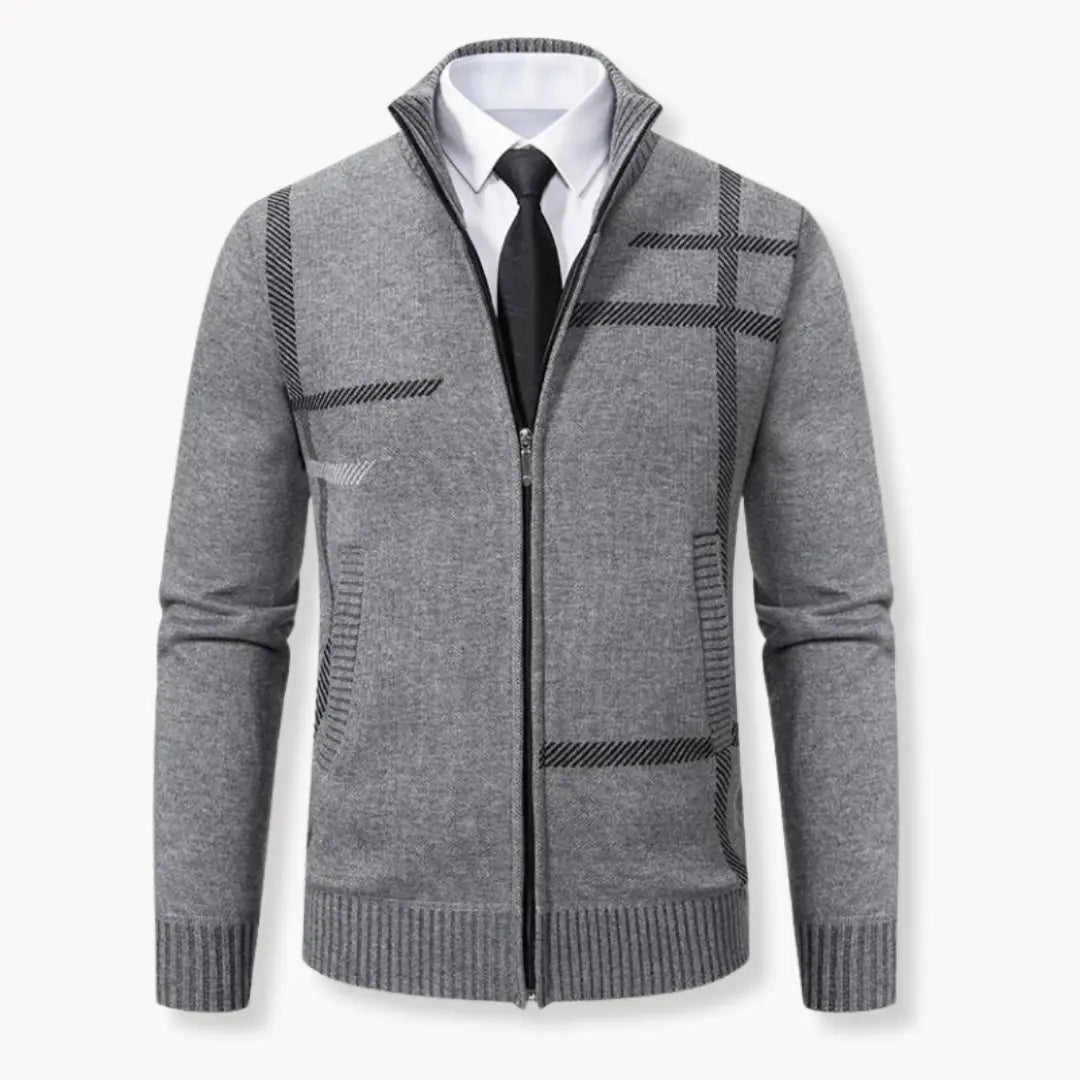 Cozy Fleece Sweater with Full Zip and Soft Fabric