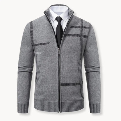 Cozy Fleece Sweater with Full Zip and Soft Fabric