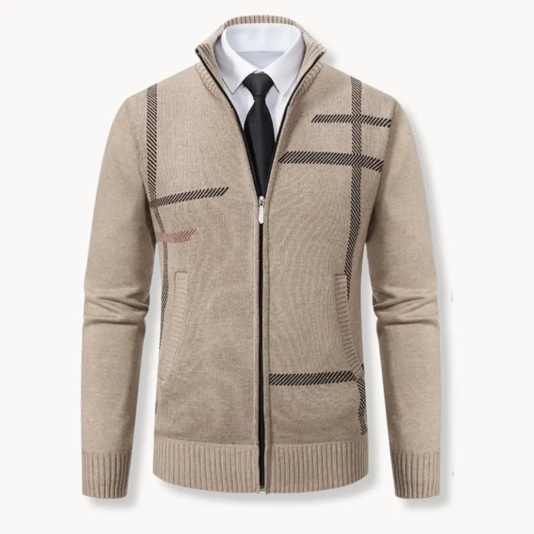 Cozy Fleece Sweater with Full Zip and Soft Fabric