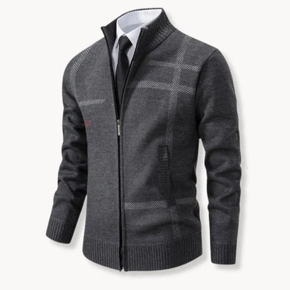Cozy Fleece Sweater with Full Zip and Soft Fabric - OutfitLondon