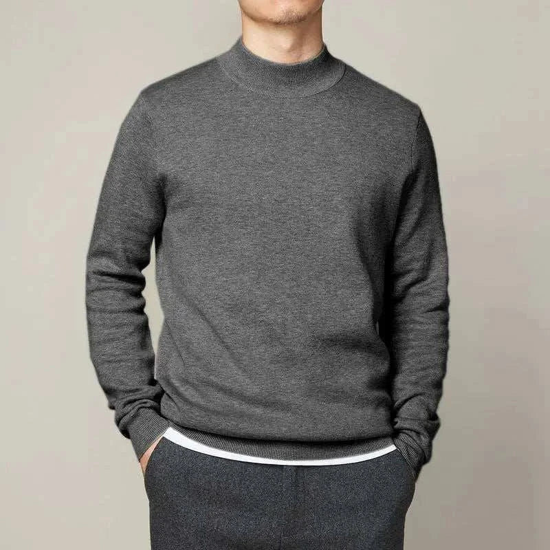 Cozy Fit Sweater with Turtleneck Collar