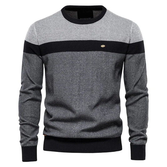 Soft Knit Sweater with Slim Fit - OutfitLondon