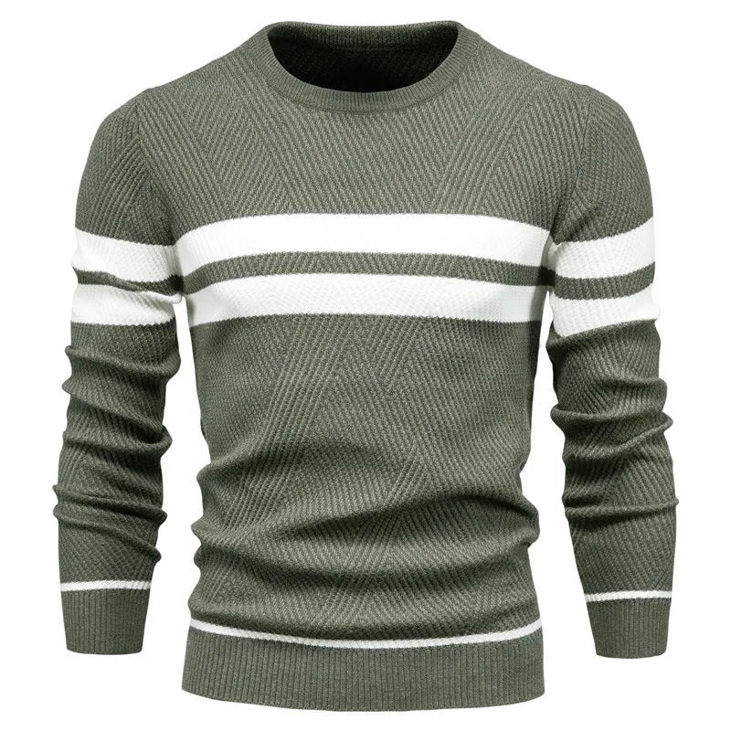 Cozy Crew Neck Sweater - Soft Warm Wool Blend