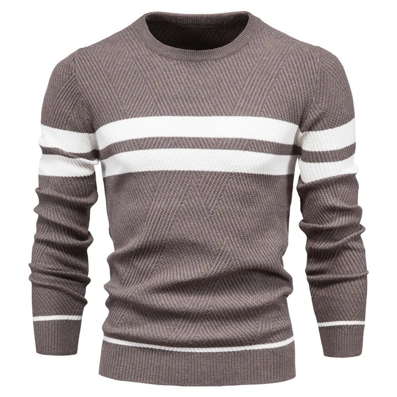 Cozy Crew Neck Sweater - Soft Warm Wool Blend