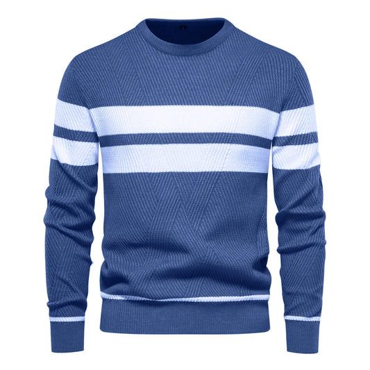 Cozy Crew Neck Sweater - Soft Warm Wool Blend - OutfitLondon