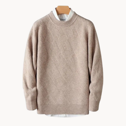 Soft Viscose Knit Sweater with Relaxed Fit - OutfitLondon