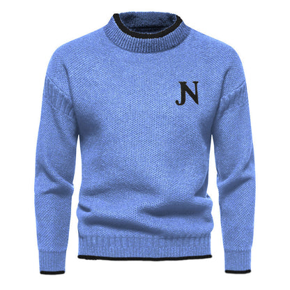 Cozy Knit Sweater - Warm Fleece Blend For Cold Weather