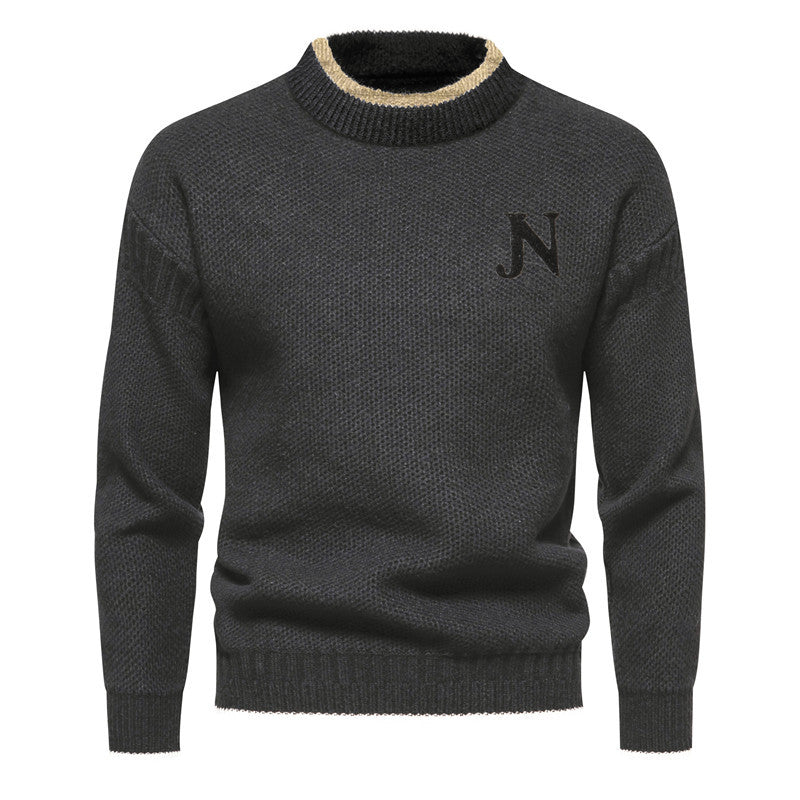 Cozy Knit Sweater - Warm Fleece Blend For Cold Weather