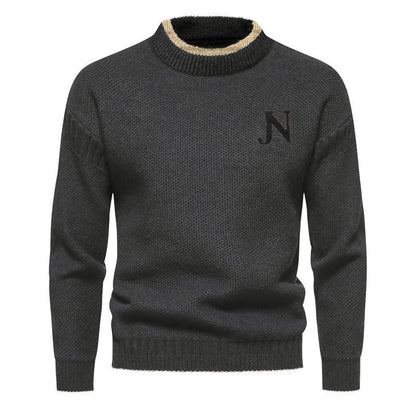Cozy Knit Sweater - Warm Fleece Blend For Cold Weather