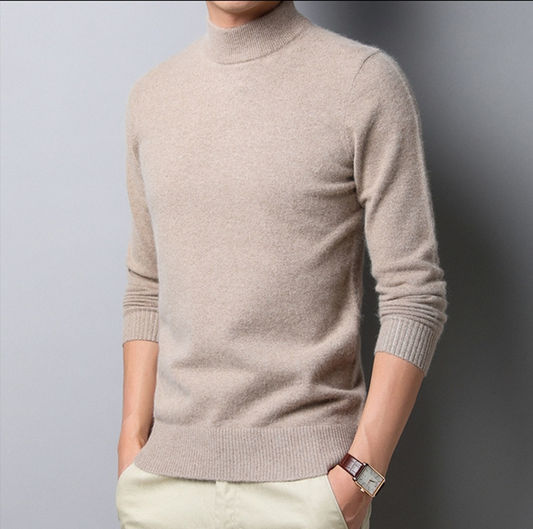 Cozy Crew Neck Sweater - Comfortable Loose Fit - OutfitLondon