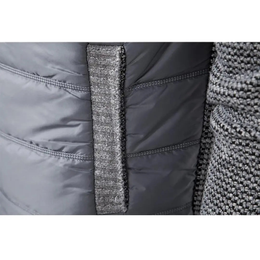 Cozy Zip Up Sweater with Ribbed Cuff Detail