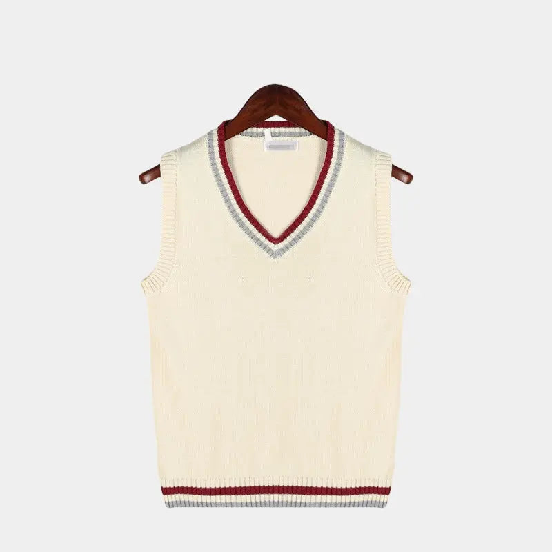 Cozy Patterned Knit Vest