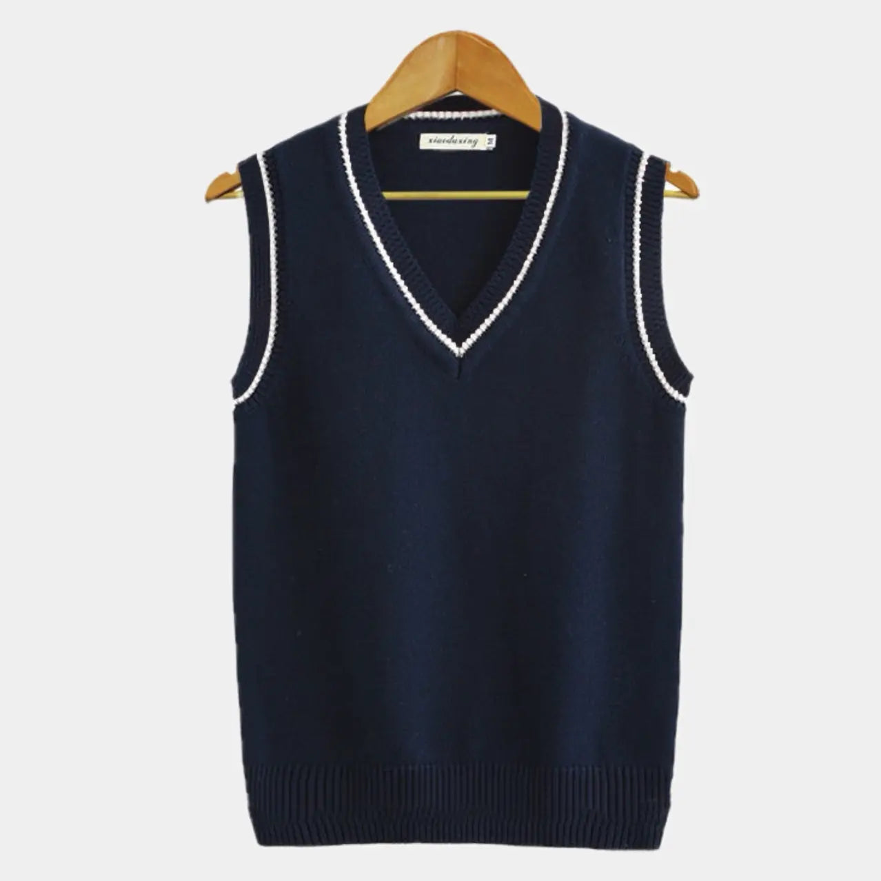 Cozy Patterned Knit Vest