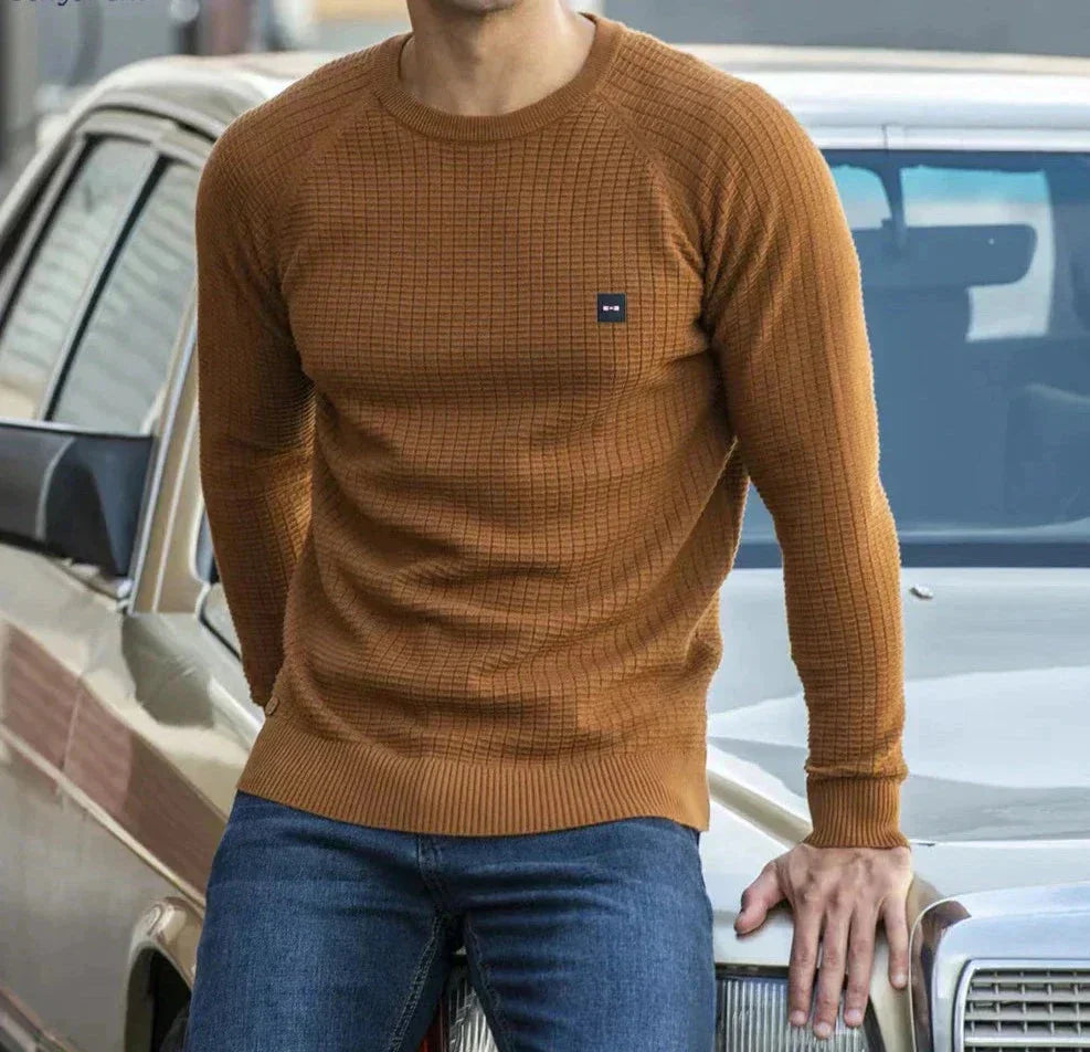 Cozy Crew Neck Sweater – Soft Thick Warm Winter Jumper