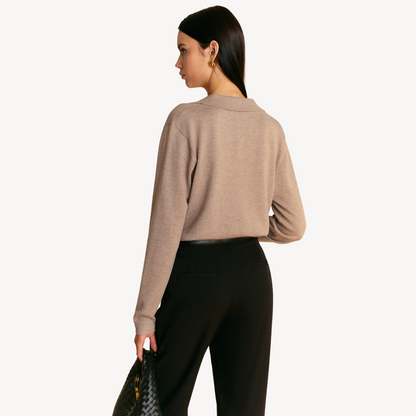 Ladies Classic Fit Polo Sweater
