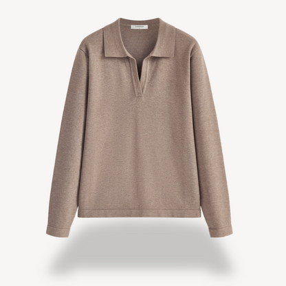 Ladies Classic Fit Polo Sweater