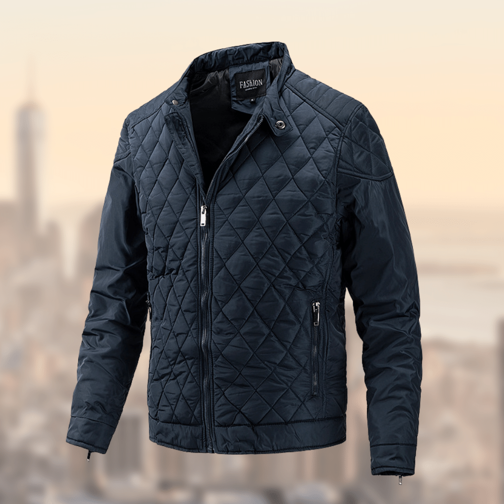 Men's Stylish Fitted Bomber Coat - OutfitLondon