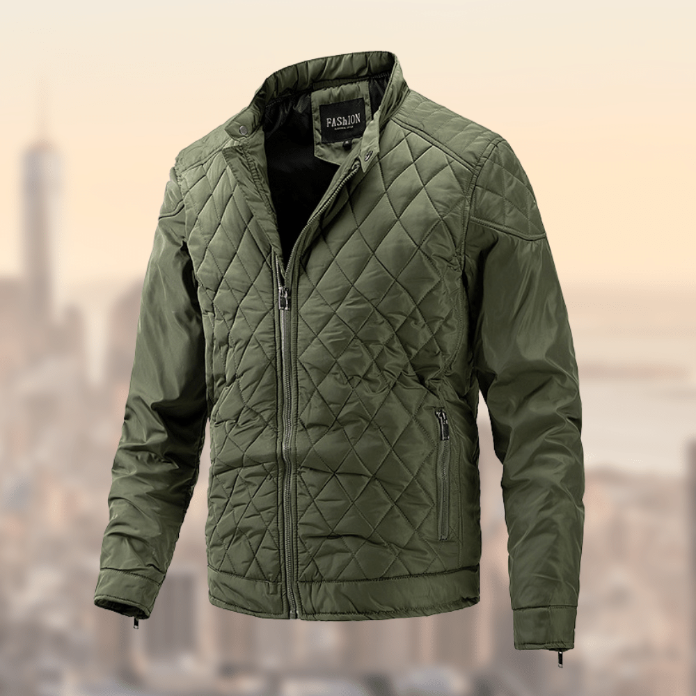 Fitted Genuine Leather Motorcycle Jacket