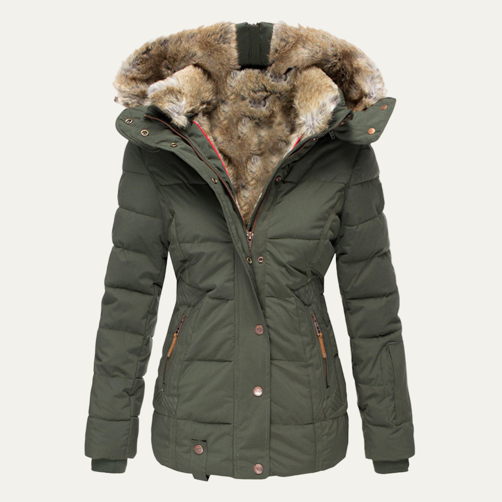 Warm Fuzzy Double Breast Winter Coat