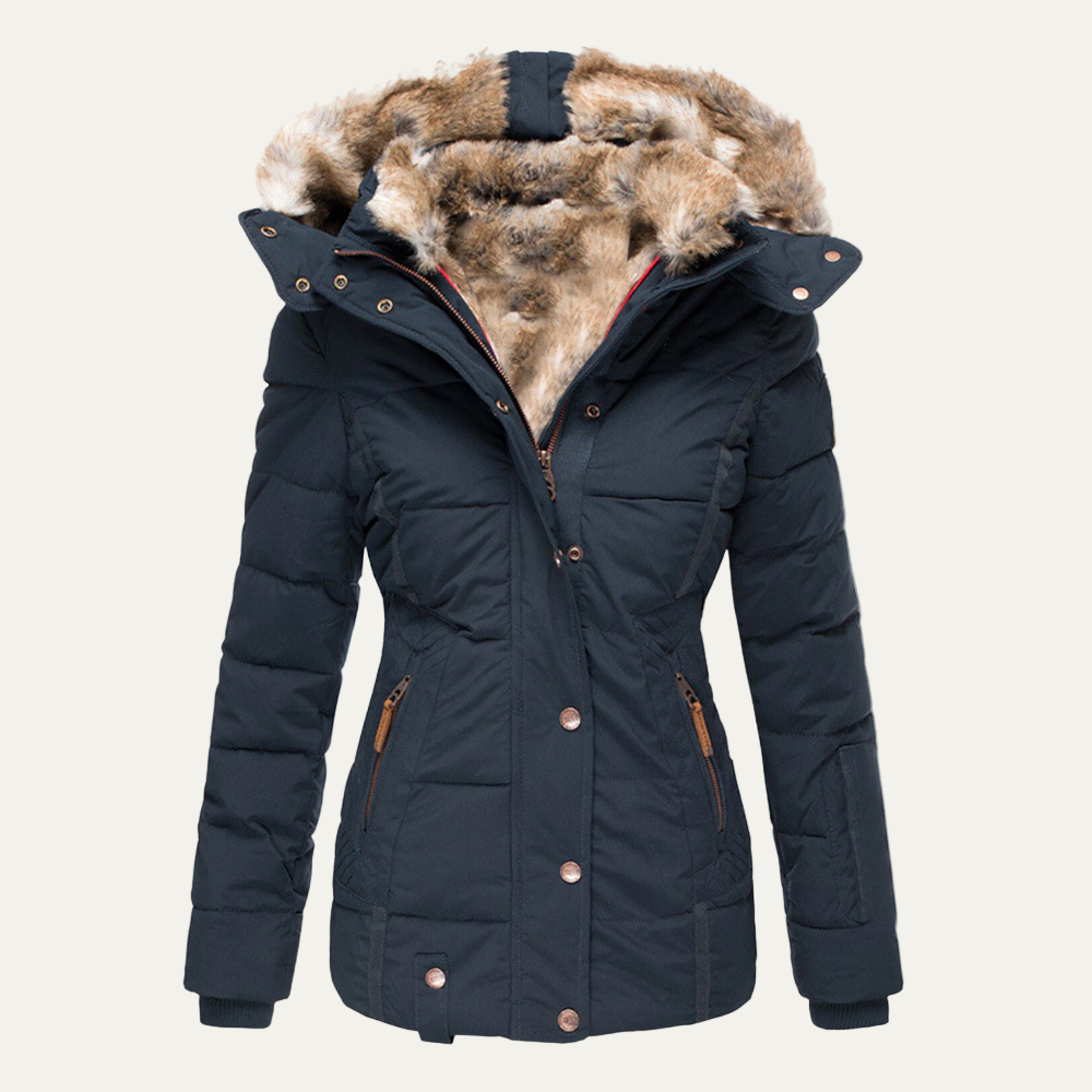 Warm Fuzzy Double Breast Winter Coat