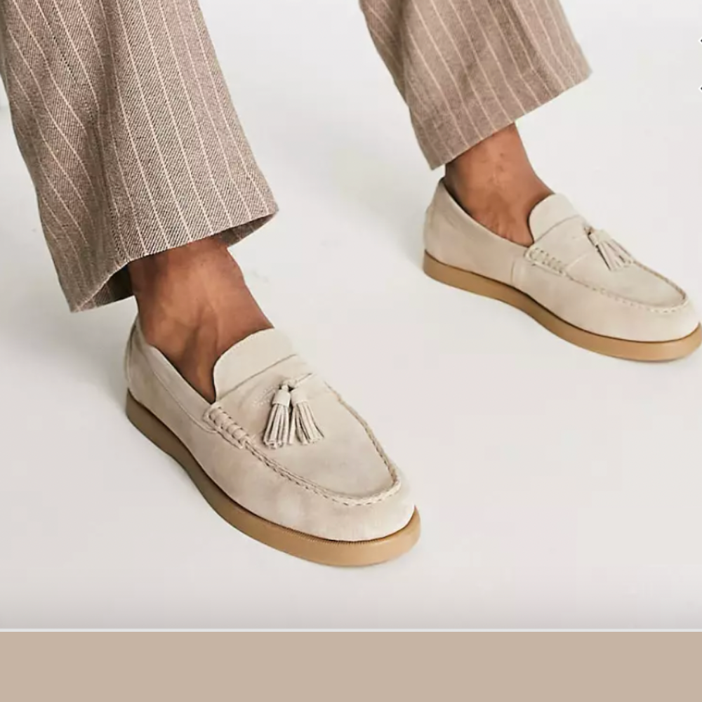 Markus - Classic Comfortable Leather Slip On Shoes - OutfitLondon