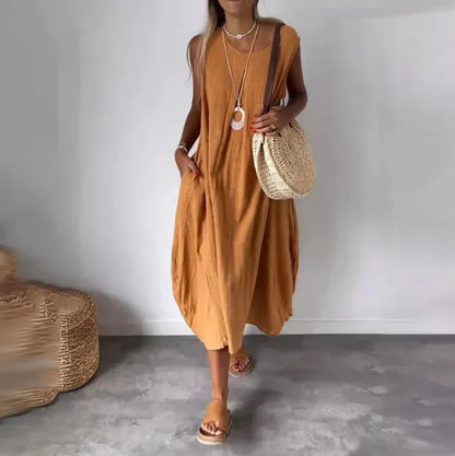 Kourtney Dress | Fashionable Sleeveless Dress with Pocket