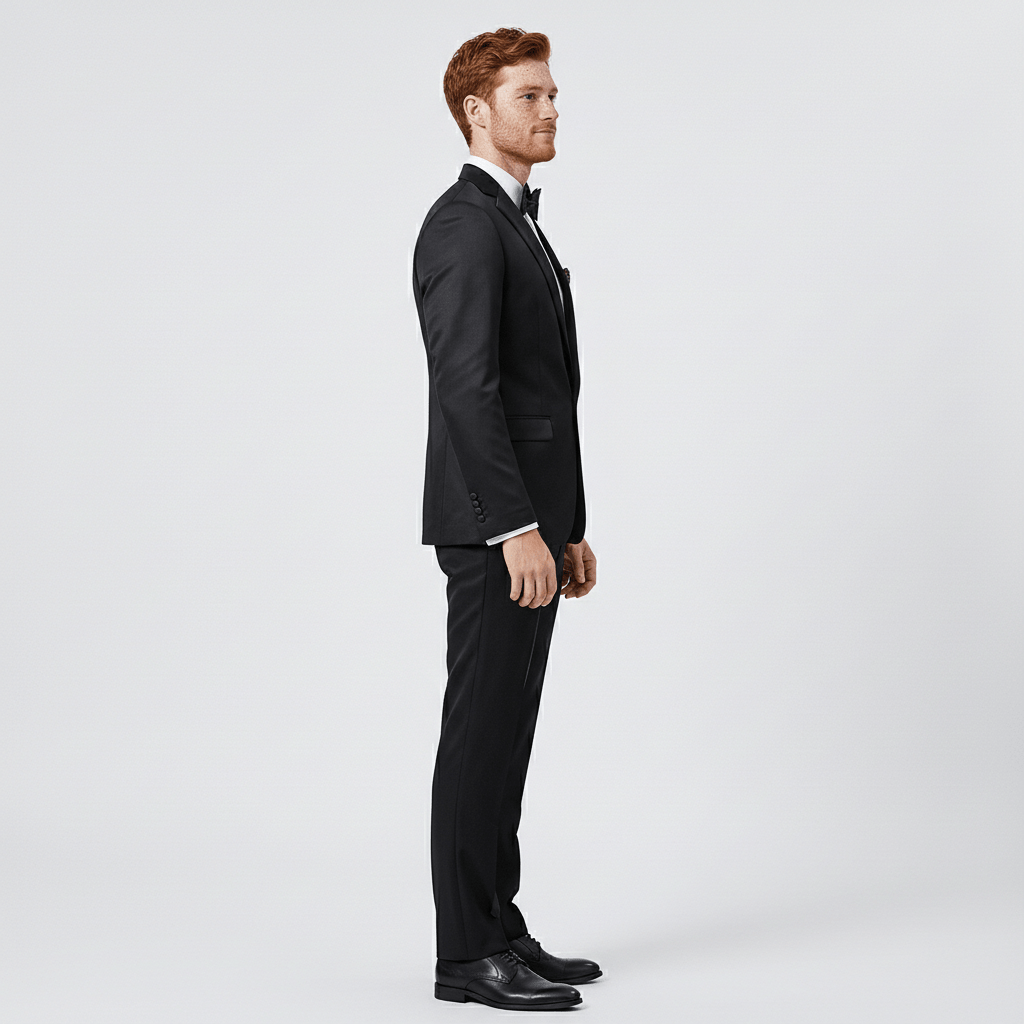 Classic One Button Jacket with Pocket Details