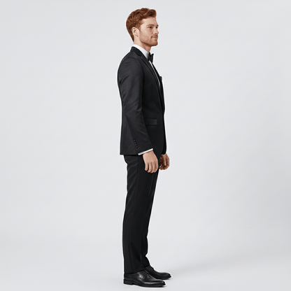 Classic One Button Jacket with Pocket Details
