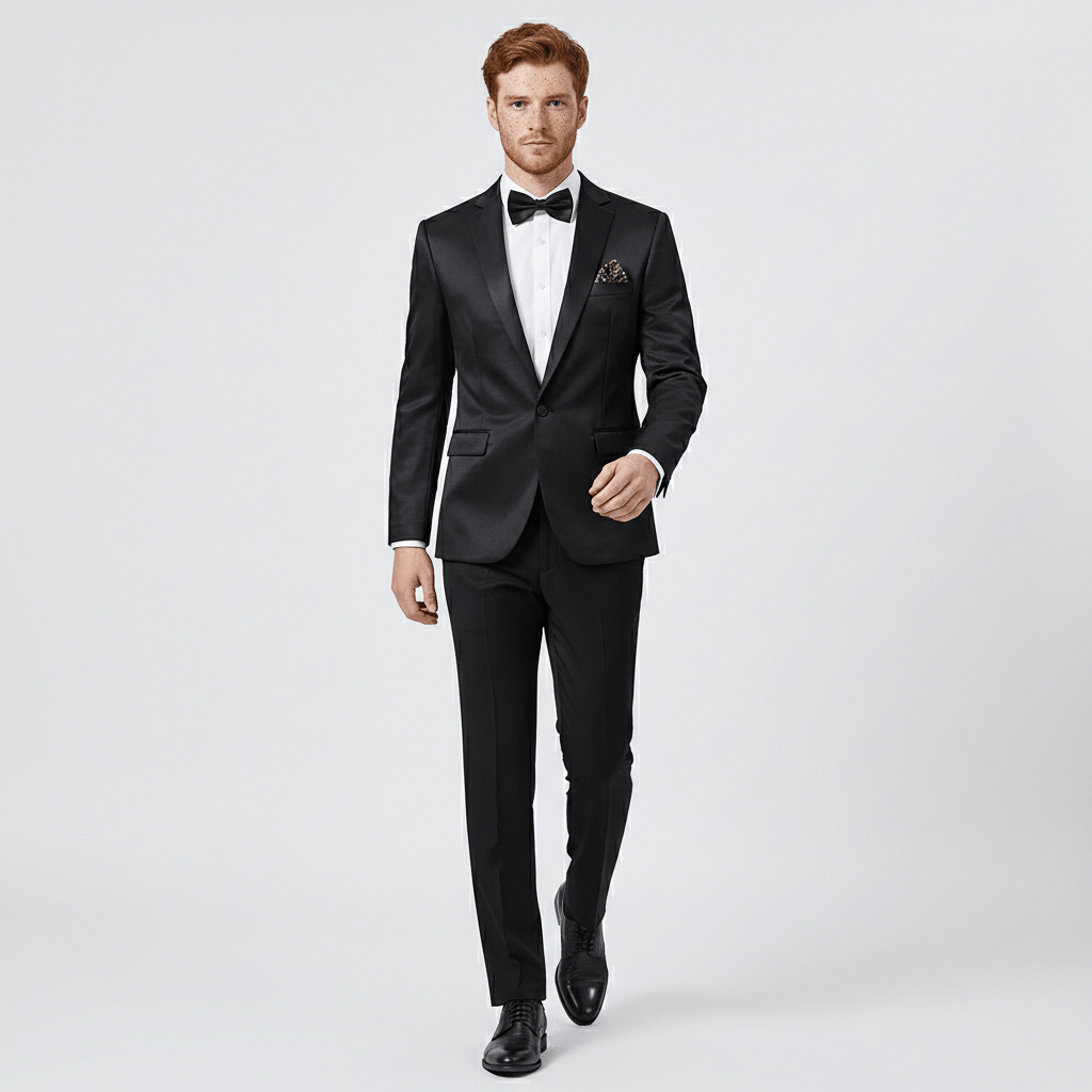Classic One Button Jacket with Pocket Details