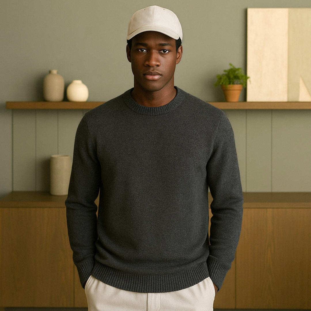 Men's Pure Cashmere Knit Sweater