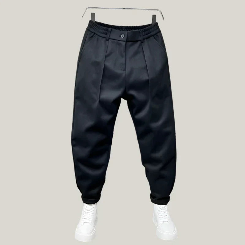 Smart Pleated Dress Trousers for Men - OutfitLondon