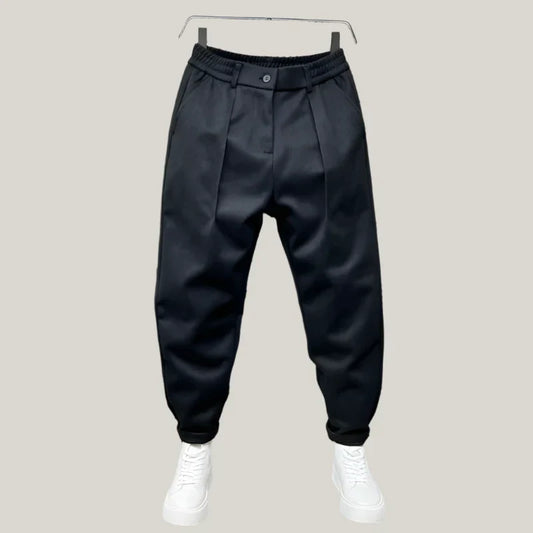Smart Pleated Dress Trousers for Men - OutfitLondon
