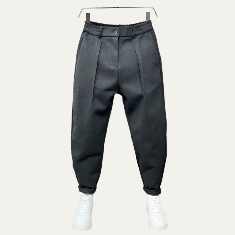 Men's Slim Fit Pleated Dress Pants