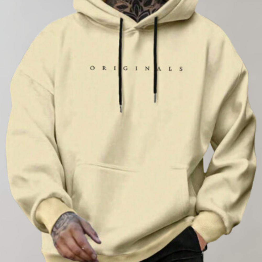 Men's Oversized Hoodie Minimalist Design