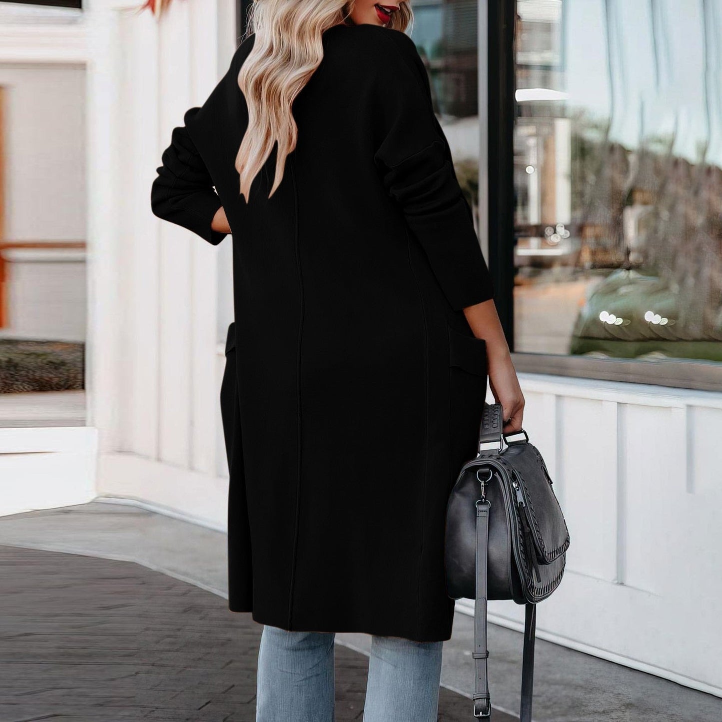 Warm Knitted Suede Women's Winter Coat