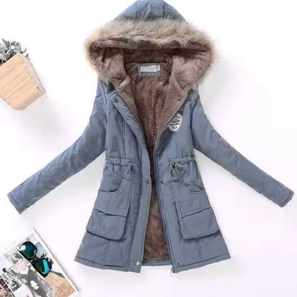 Warm Women's Down Filled Winter Parka Coat