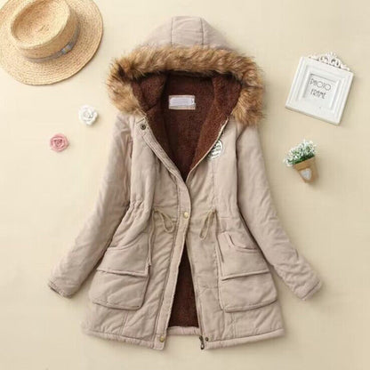Warm Women's Down Filled Winter Parka Coat