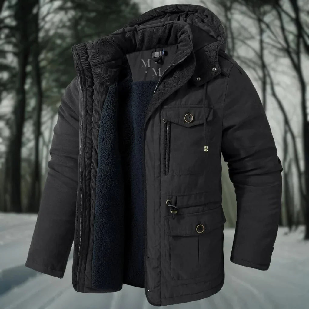 Cozy Men's Insulated Winter Coat - OutfitLondon