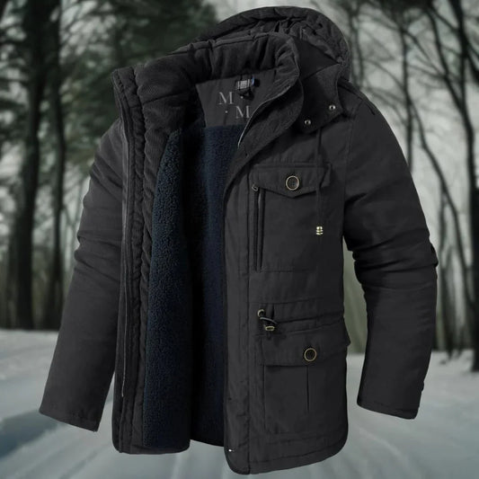 Cozy Men's Insulated Winter Coat - OutfitLondon