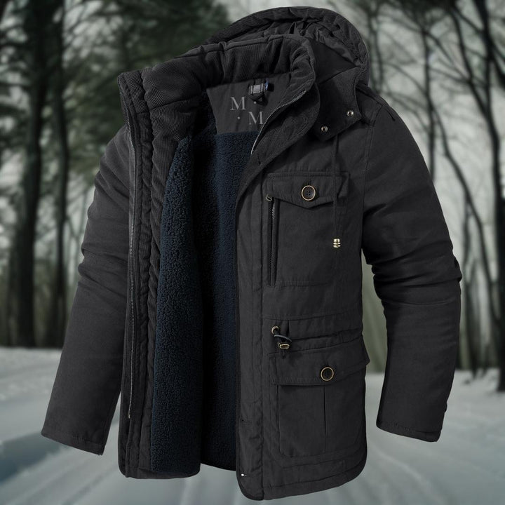 Warm and Comfortable Men's Winter Coat - OutfitLondon