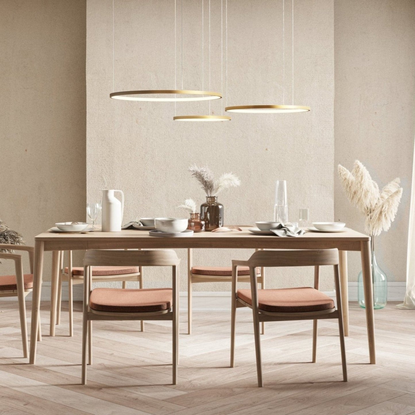 Sleek Circular LED Ceiling Light Adjustable Frame