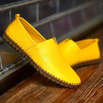 Classic Comfortable Leather Slip On Shoes