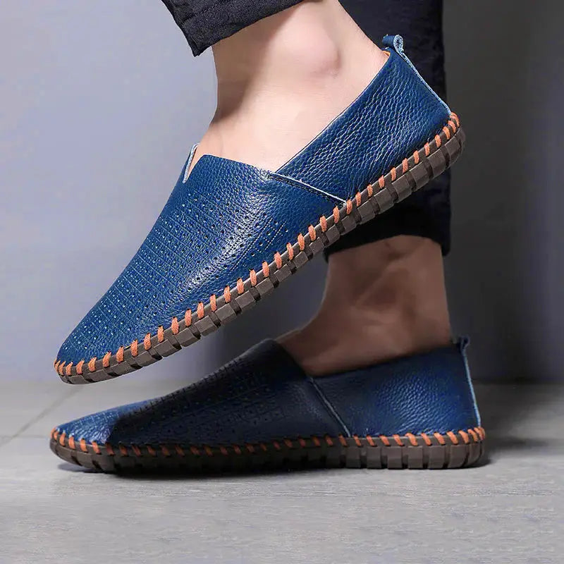 Classic Comfortable Leather Slip On Shoes